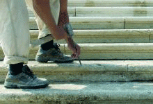 The stairs at La Salute